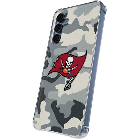 NFL Tampa Bay Buccaneers Camo Galaxy A35 5G Clear Case